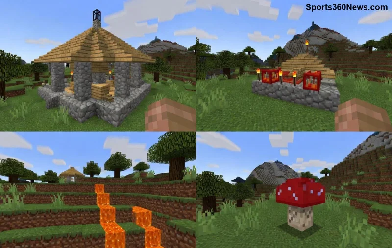 لاعبون يبنون في عالم Minecraft خالي من الأخطاء