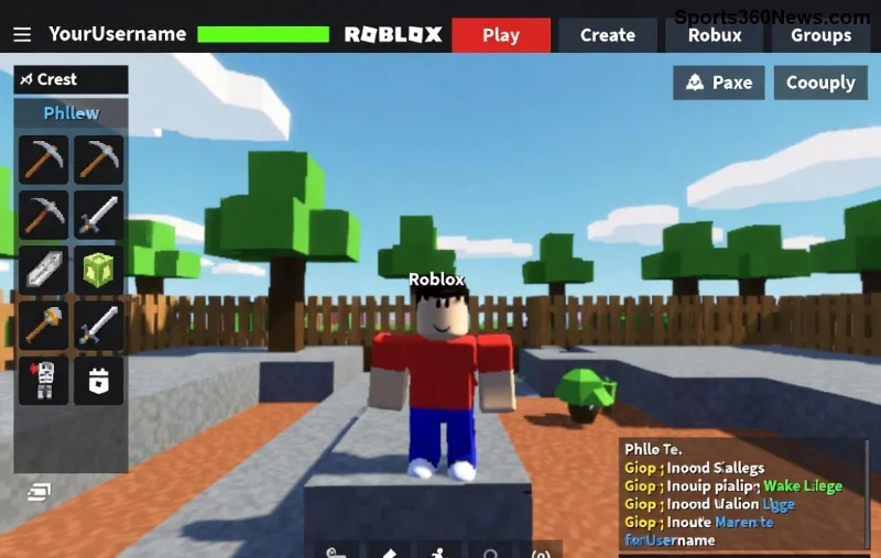 أصدقاء يلعبون لعبة روبلوكس مخصصة معًا