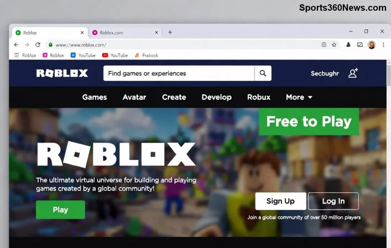 Speler rent weg voor monster in Roblox DOORS hotel