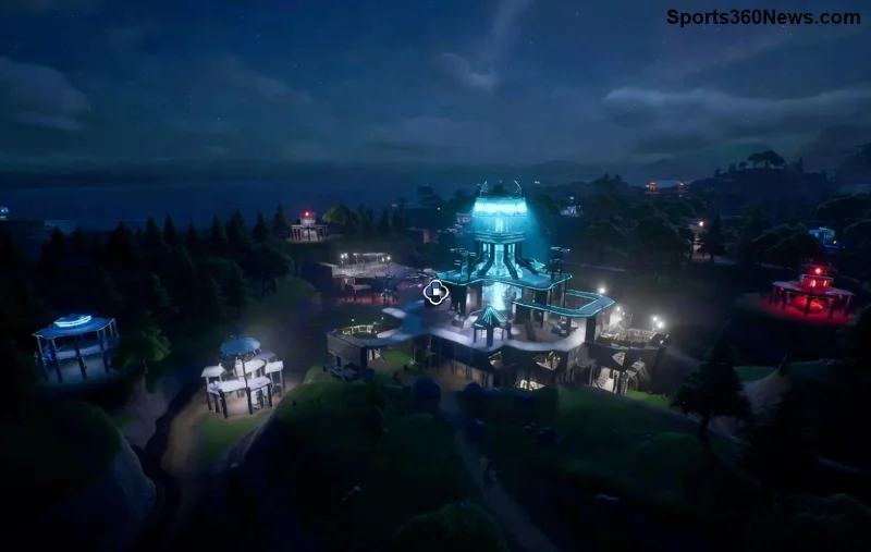 Mapa épico en Fortnite Creative 2.0 con iluminación profesional y efectos especiales