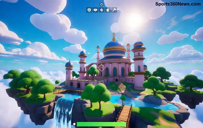 لاعب يحقق بينغ منخفض في Fortnite Competitive