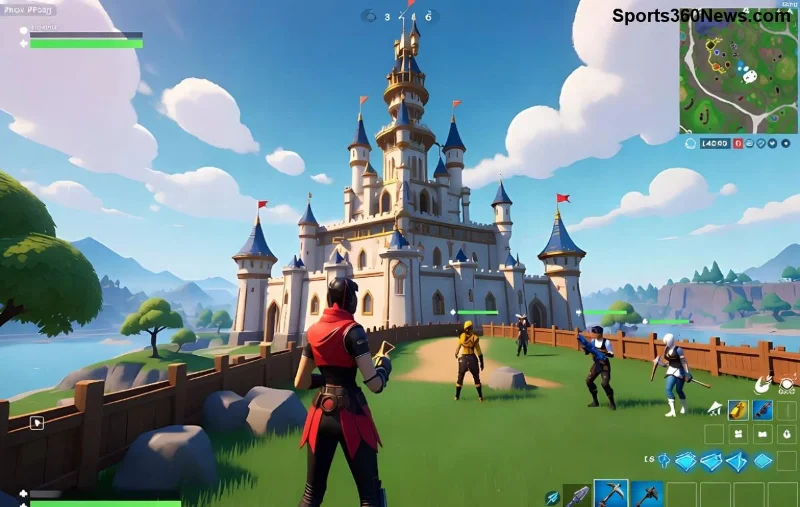 Jogador frustrado com lag no Fortnite PC