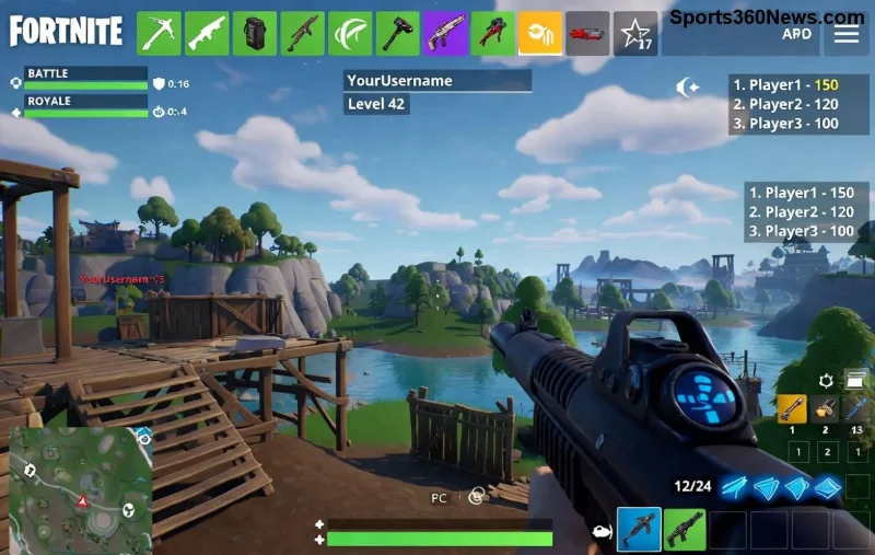 لاعب يصيب هيدشوت في فورتنايت