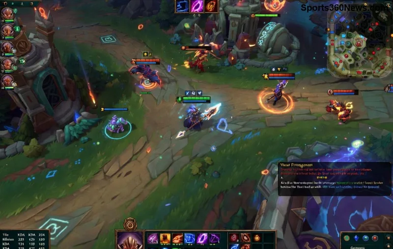 لاعب يلعب League of Legends مع ping منخفض على Wi-Fi محسن