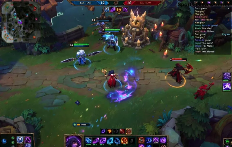 إحصائيات أداء بطل في League of Legends لكسب الصناديق