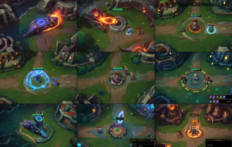 أمثلة رونز لأدوار مختلفة في League of Legends