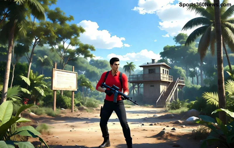 ภาพแผนที่ Alpine Free Fire แสดงห้อง Loot ซ่อน