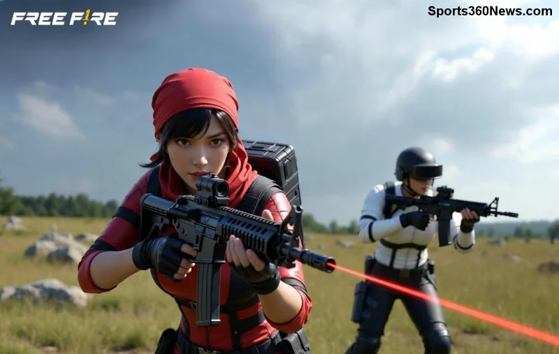 ภาพนักเล่น Free Fire กำลังไต่ Rank สูง
