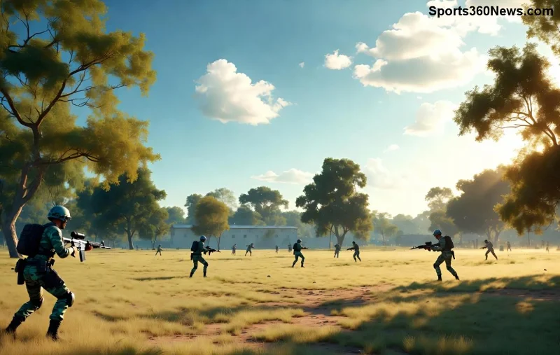 <strong>Free Fire Katana</strong> in actie tijdens een intense close range battle