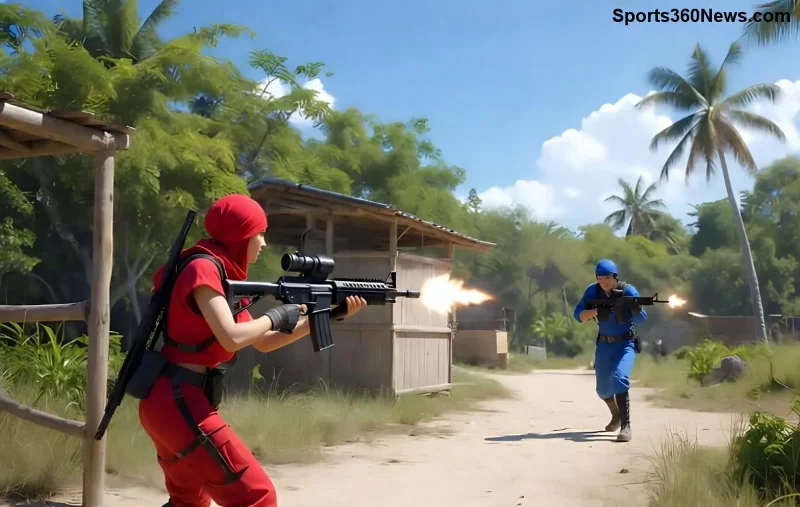 لاعب يحتفل بفوز في Free Fire بدون lag