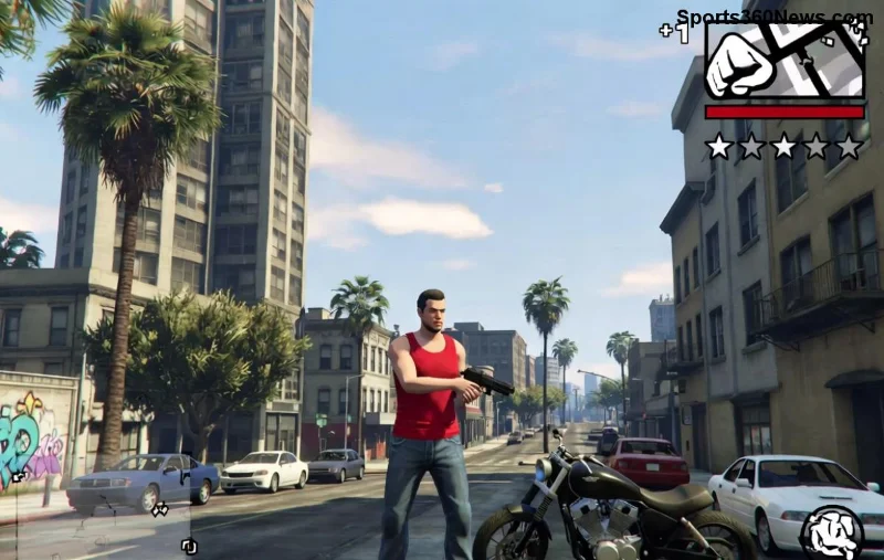 لاعب يقوم بسرقة في GTA Online