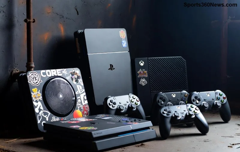 Gamers compartilhando jogos no PSN com console PlayStation