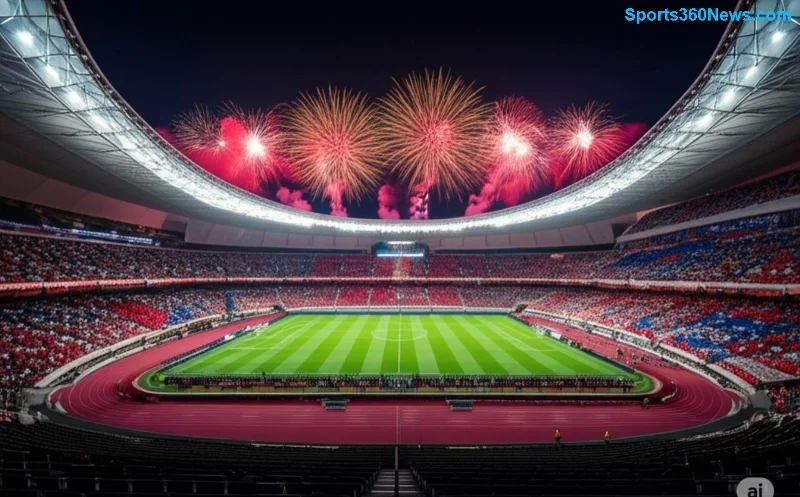 صورة لملعب في فيلادلفيا استعدادًا لكأس العالم 2026